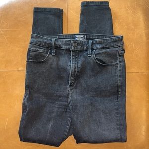 SOLD Abercrombie & Fitch Black Simone High Rise Super Skinny Jeans Size 6R
